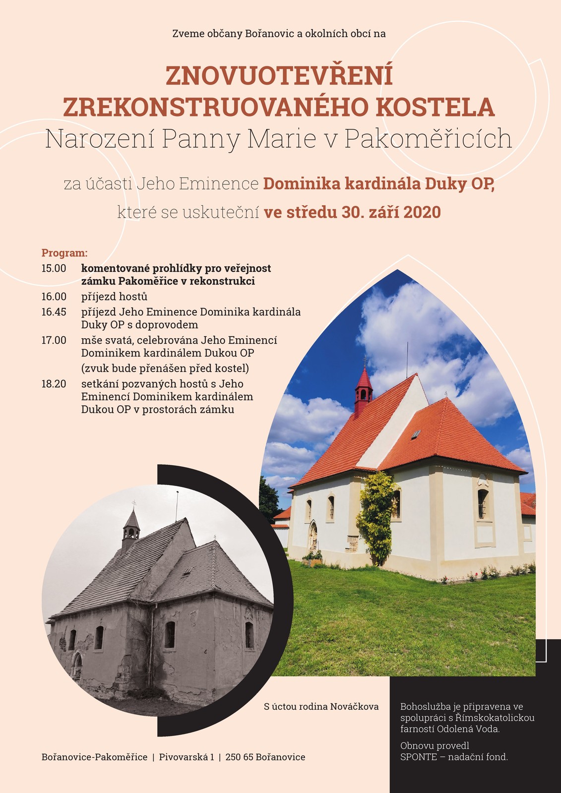 Pozvánka - Znovuotevření zrekonstruovaného kostela v Pakoměřicích_2020 .jpg