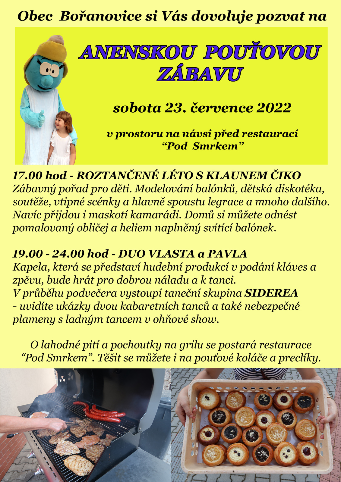 Plakát - Anenská pouťová zábava Bořanovice 2022.jpg